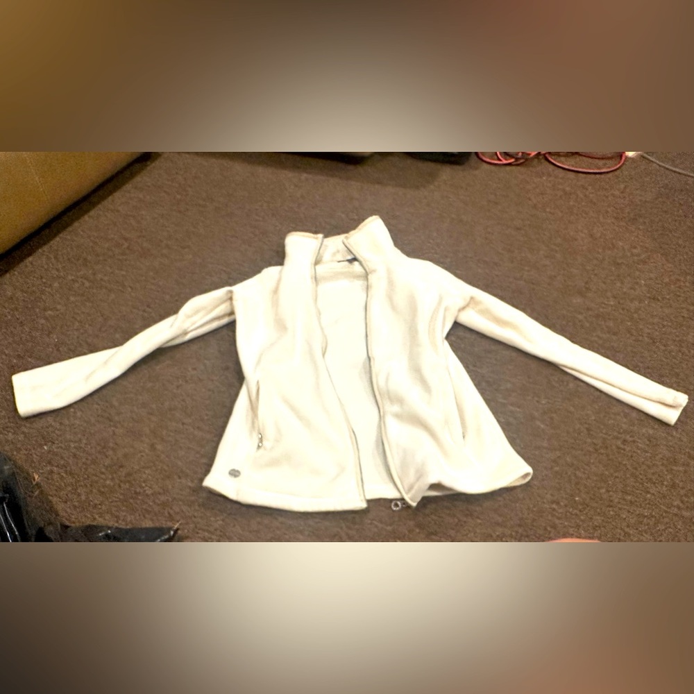 EUC Regatta L Sz 10 Great Outdoors Women's Off White Fleece Jacket - Picture 2 of 6